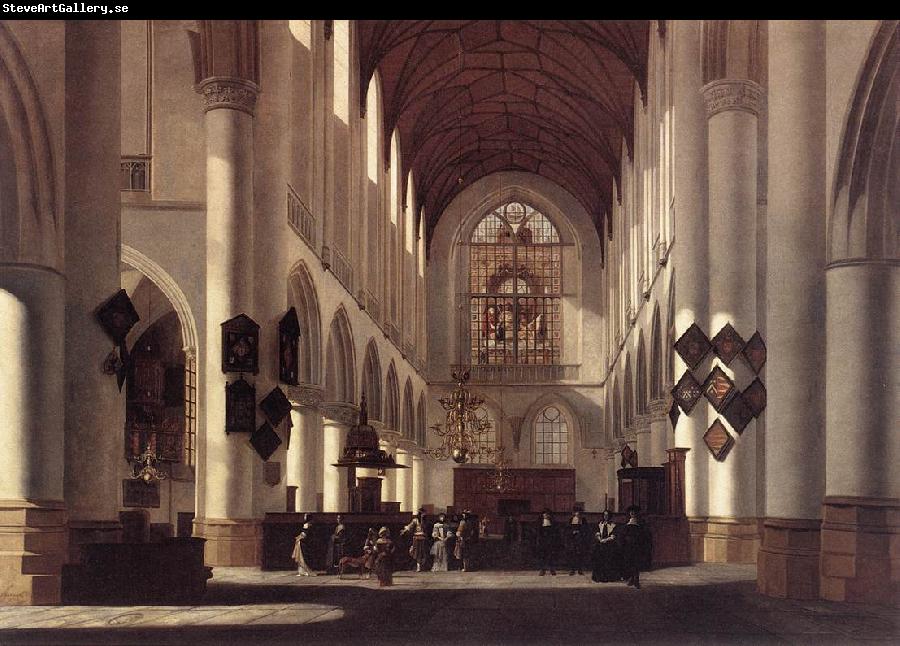 BERCKHEYDE, Job Adriaensz Interior of the St Bavo in Haarlem